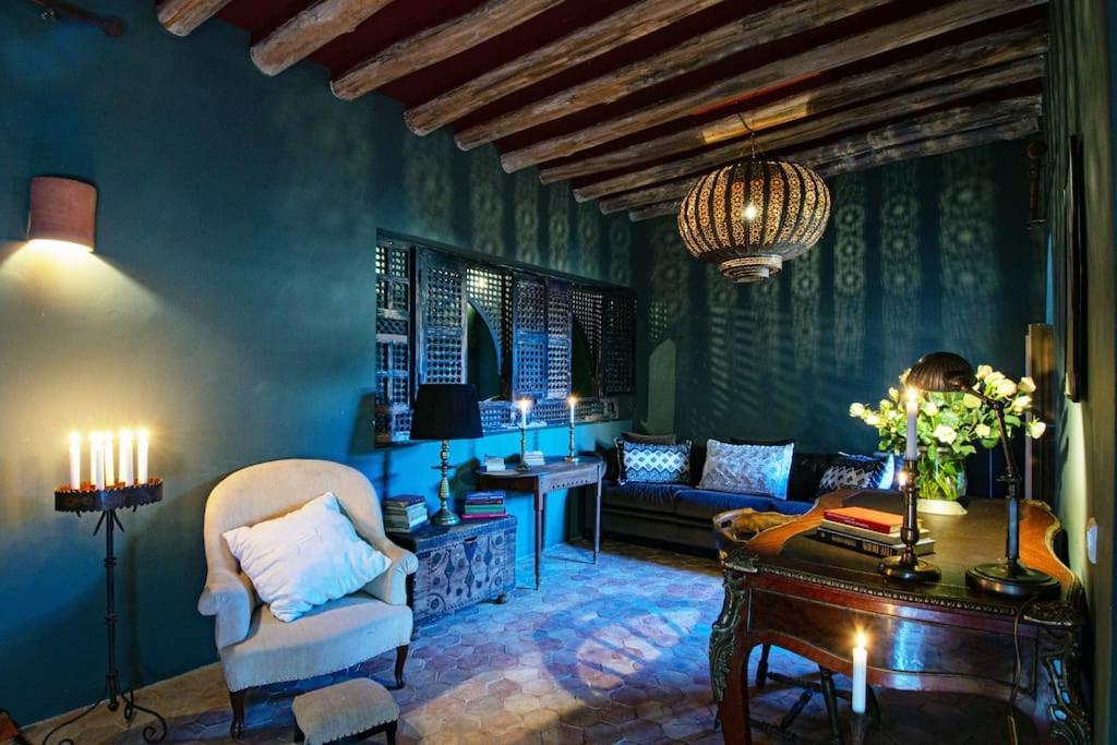 Aux Portes De Marrakech Villa Arts & Deco Avec Piscine Marrákes Kültér fotó
